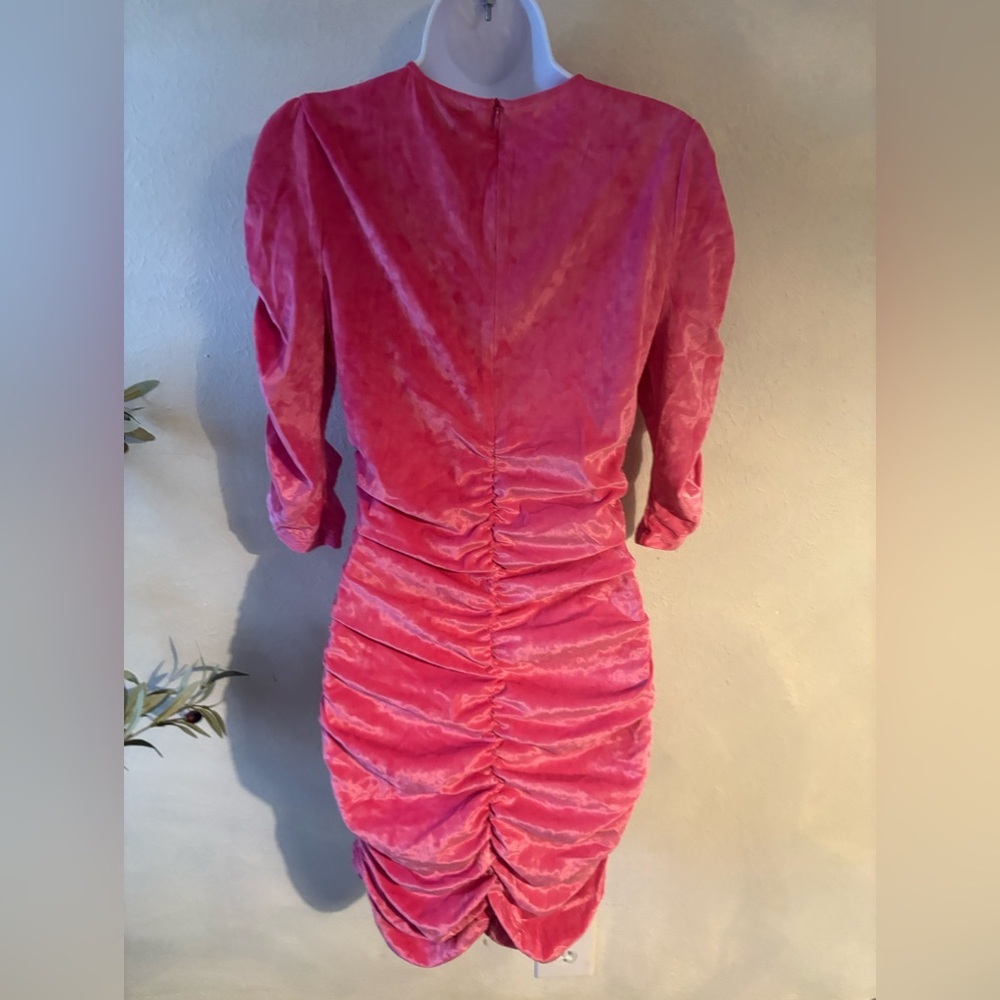 GANNI
Ruched velvet minidress‎ size 40 - Picture 5 of 8